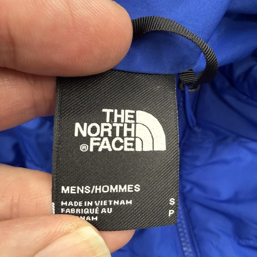 The North Face Jacket Mens Small Blue‎ Primaloft Insulated Puffer Full Zip